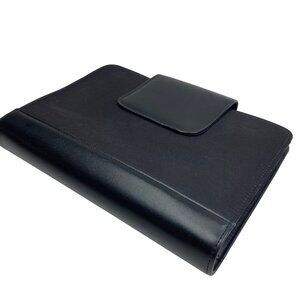 Franklin Covey 365 Black Organizer Planner Magnetic Closure & Zipper Poc 10x7.5"